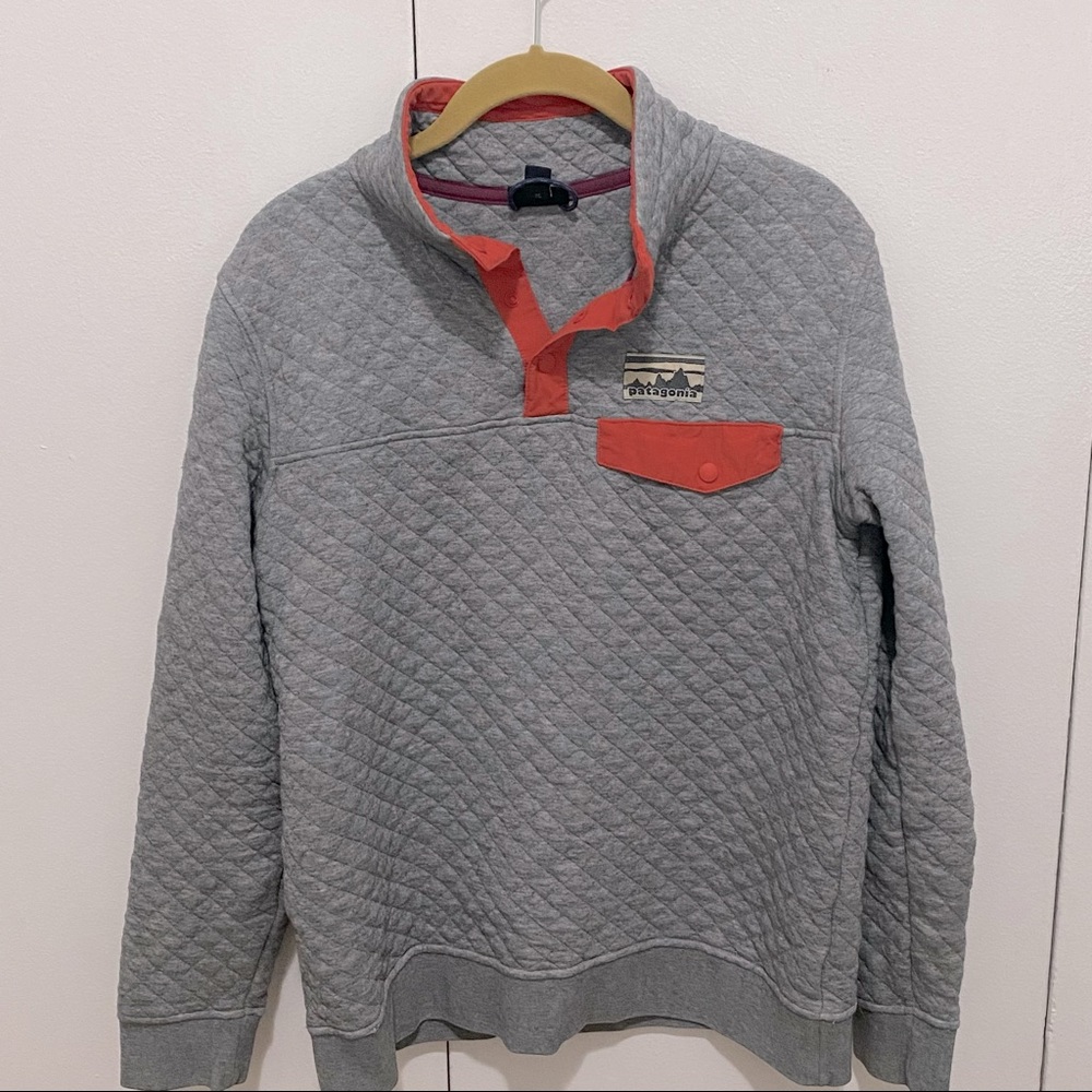 Patagonia Quilted Organic Snap T pullover